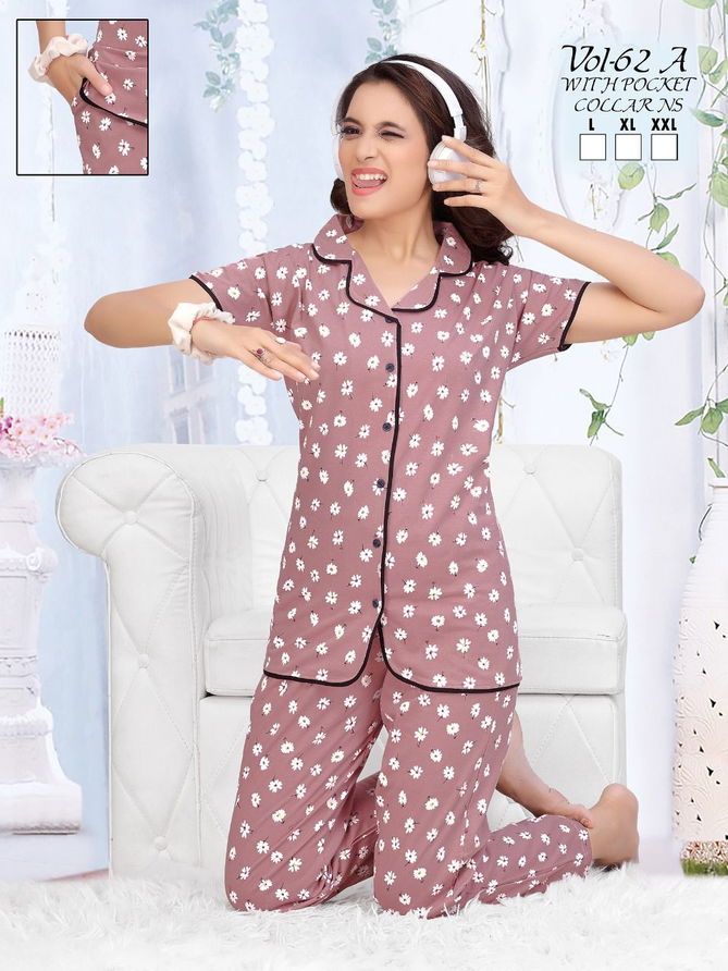 Summer Special C Ns Vol 62 A Night Wear Hosiery Cotton Wholesale Night Suits
